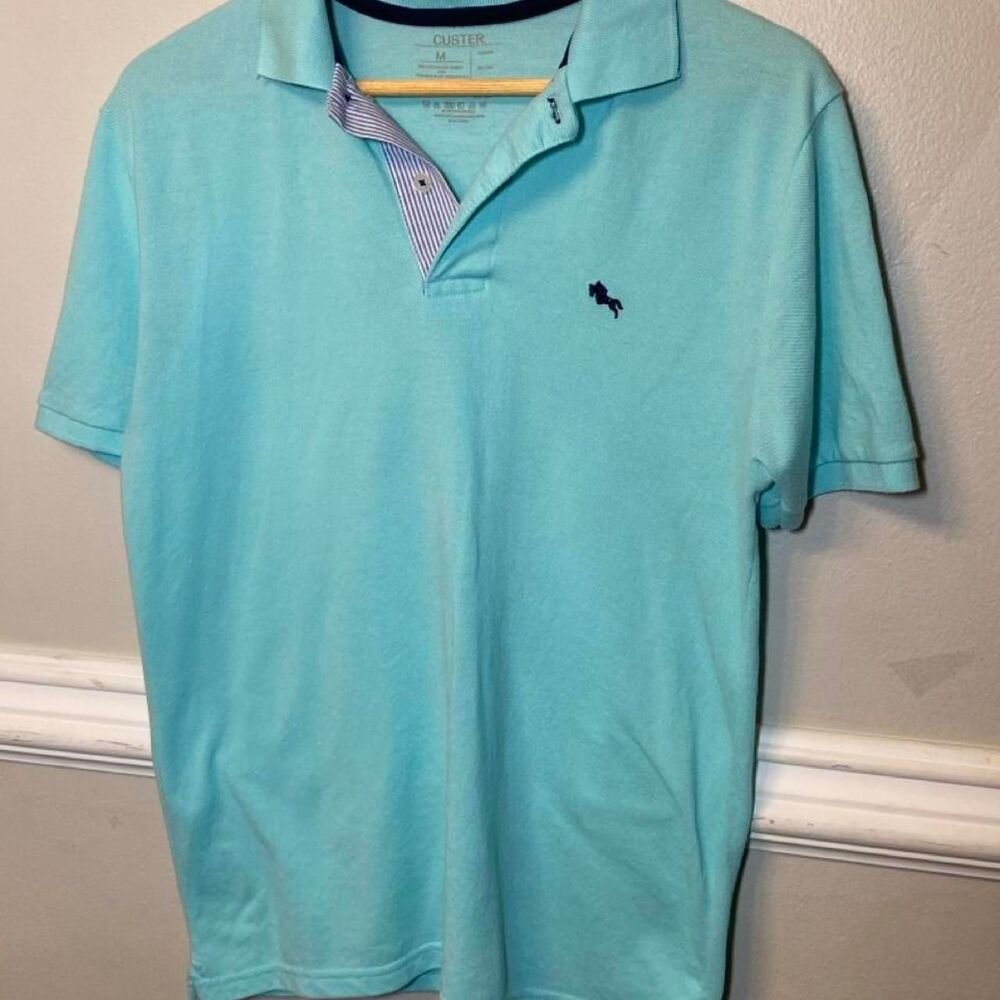 Unbranded Men's Blue Polo-shirts